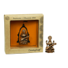 Copper Saraswati Idol Miniature